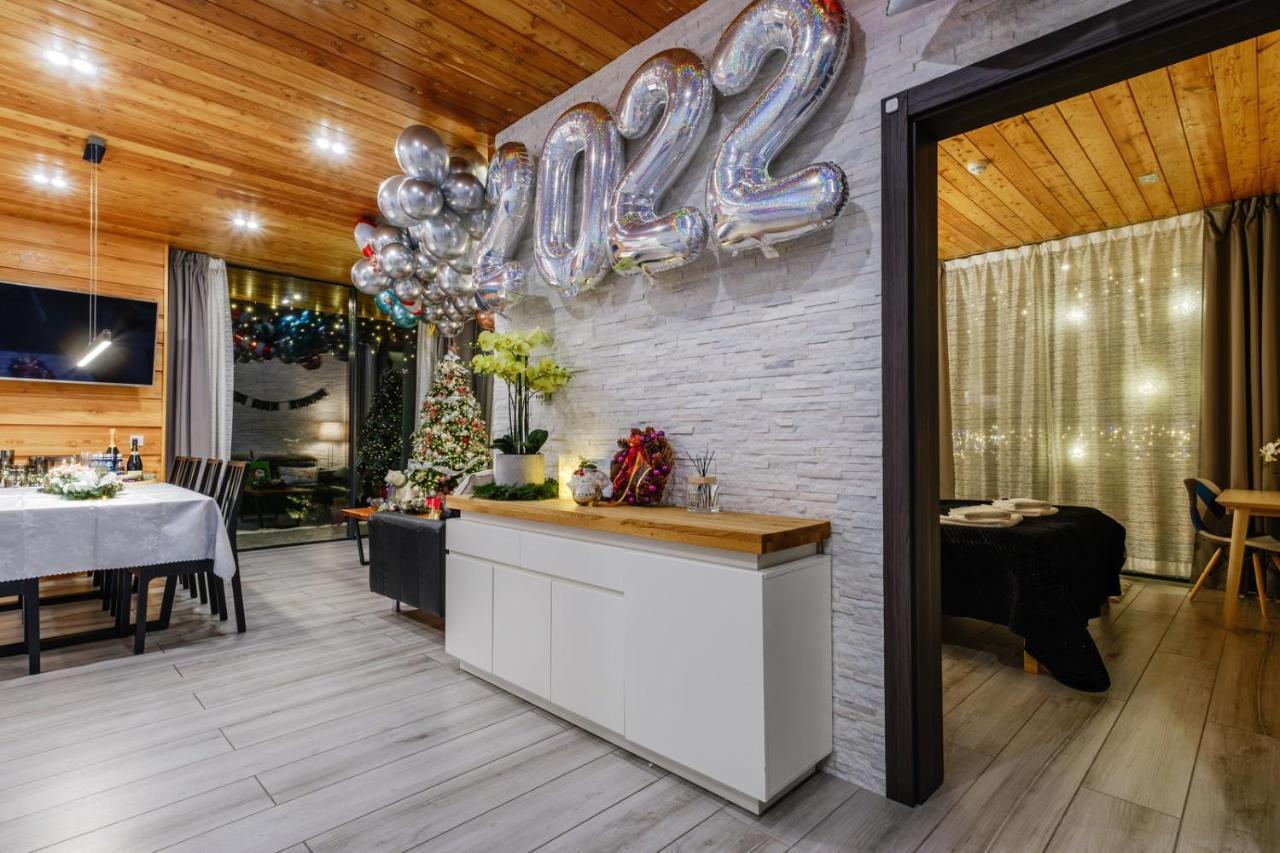 Luxury Chalet Wioska Jagny ポロニン エクステリア 写真